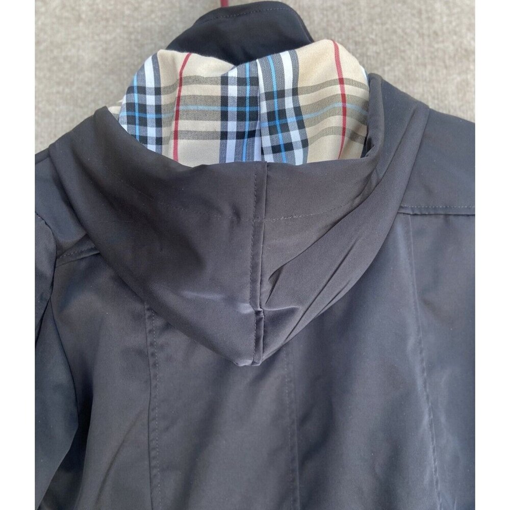 SaphiRose Women's Long Hooded Rain Jacket Outdoor Raincoat Windbreaker Sz S NEW - Picture 5 of 15